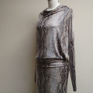VavaVoom Python Print Maxi Dress